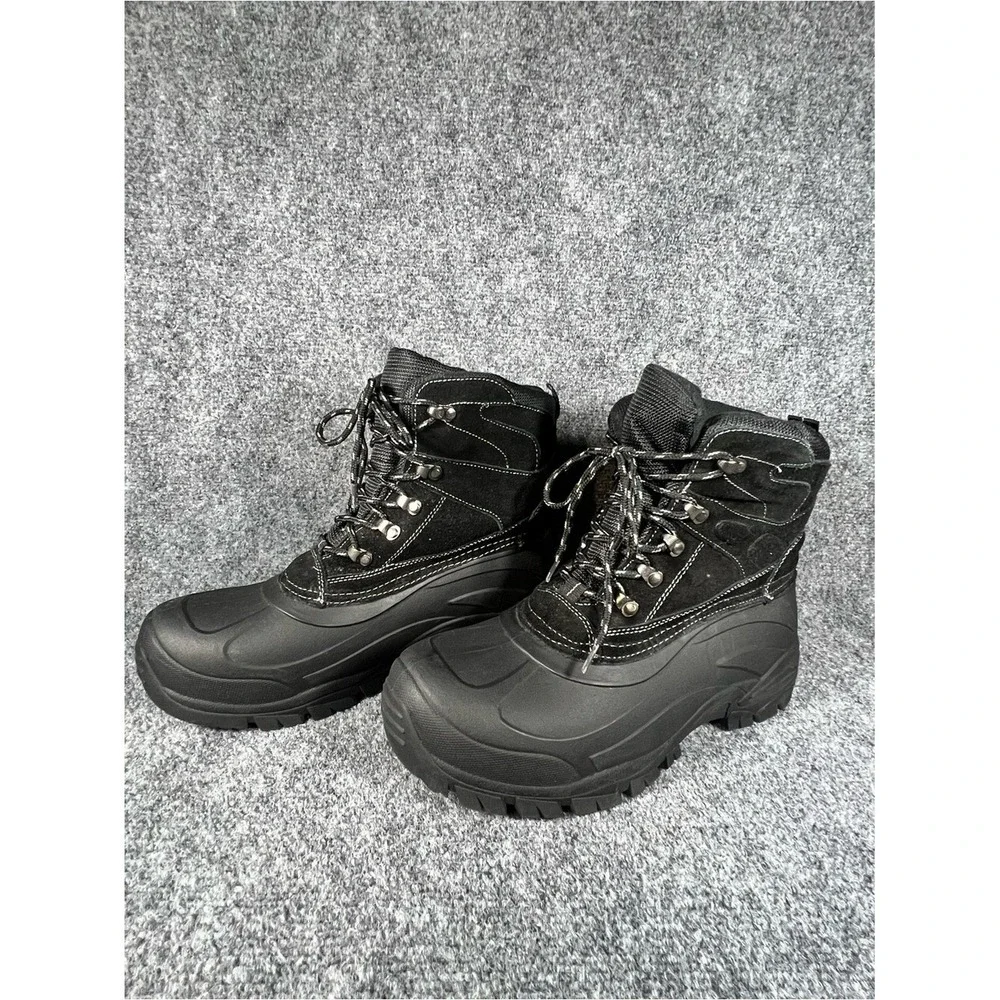 Weatherproof Thinsulate Black Suede Men's Boot Sz 11